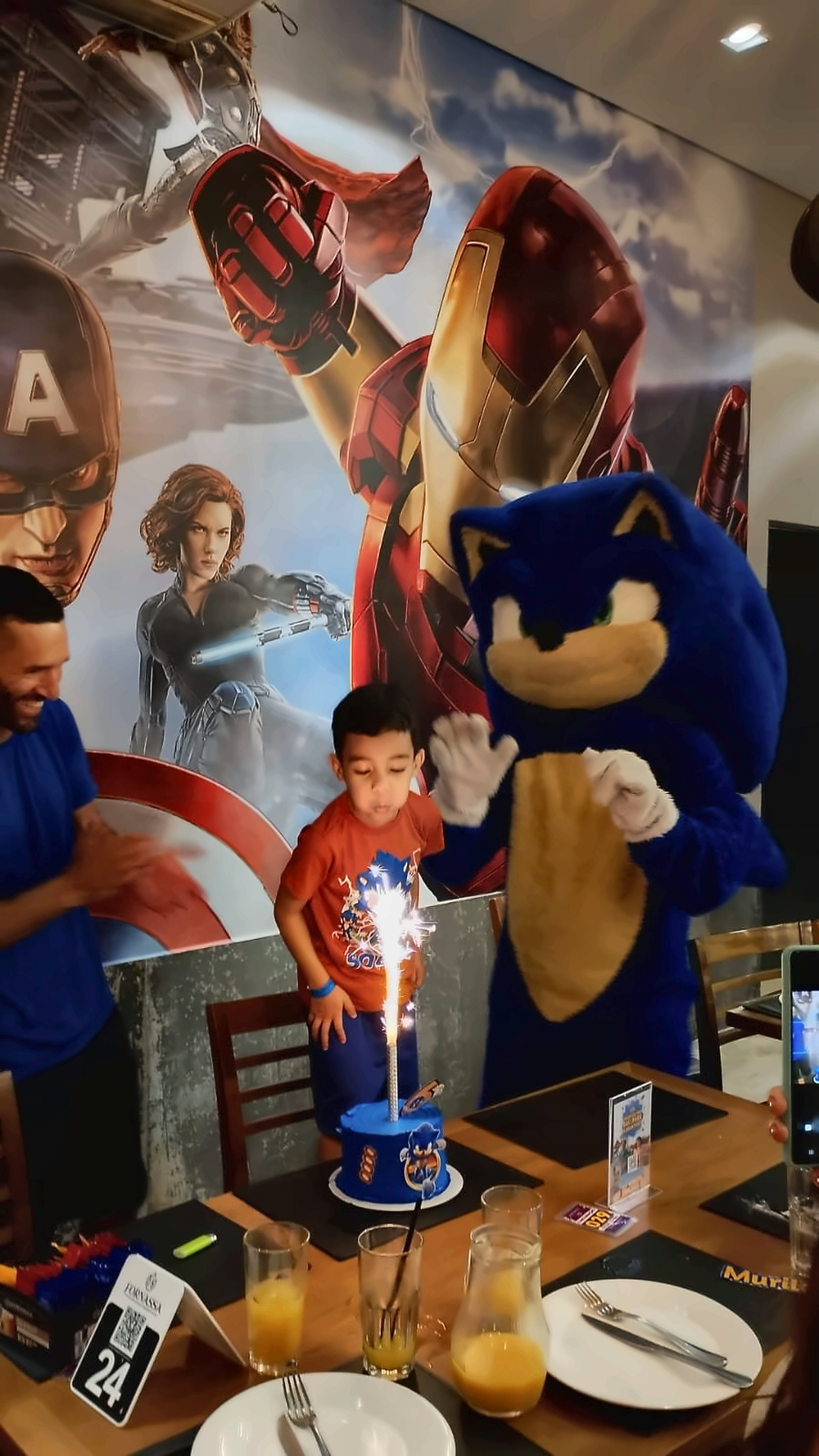 Comemoração de aniversário no espaço Fornassa Kids